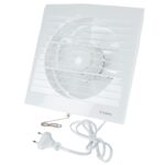 Ventilator de baie cu intrerupator cu fir Dospel Styl 200WP, 200 mm, 400 mc/h, 35 W, alb