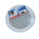 Grila ventilatie rotunda cu plasa anti-insecte Dospel KRO 125, 125 mm, alba