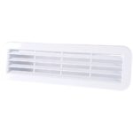 Grila ventilatie pentru canal plat Dospel KZP, ABS, 220 x 55 mm, alba