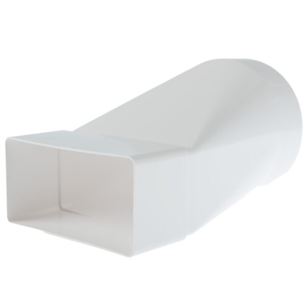 Racord canal plat - tub rotund Dospel D/ZD, 104 mm / 110 x 55 mm