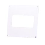 Placa fixare perete pentru canal plat, PVC, 110 x 55 mm