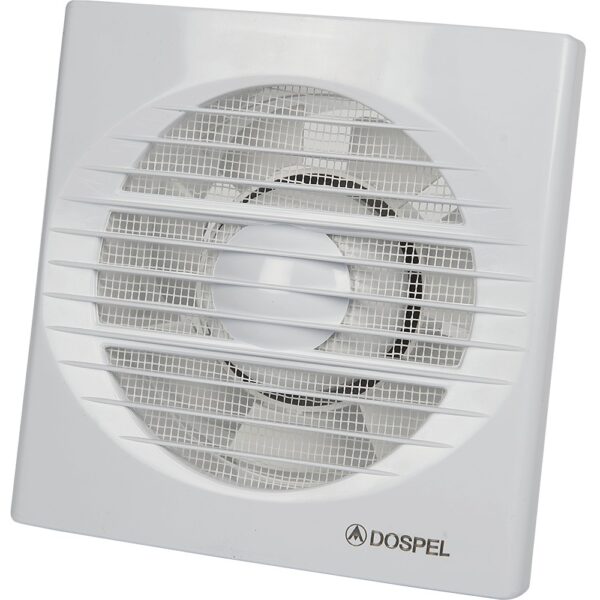 Ventilator de baie Dospel Rico 120S, 120 mm, 150 mc/h, 17 W, alb