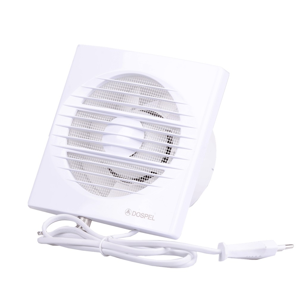 Ventilator de baie cu intrerupator cu fir Dospel Rico 120WP, 120 mm, 150 mc/h, 17 W, alb Ventilator de baie cu intrerupator cu fir Dospel Rico 120WP, 120 mm, 150 mc/h, 17 W, alb