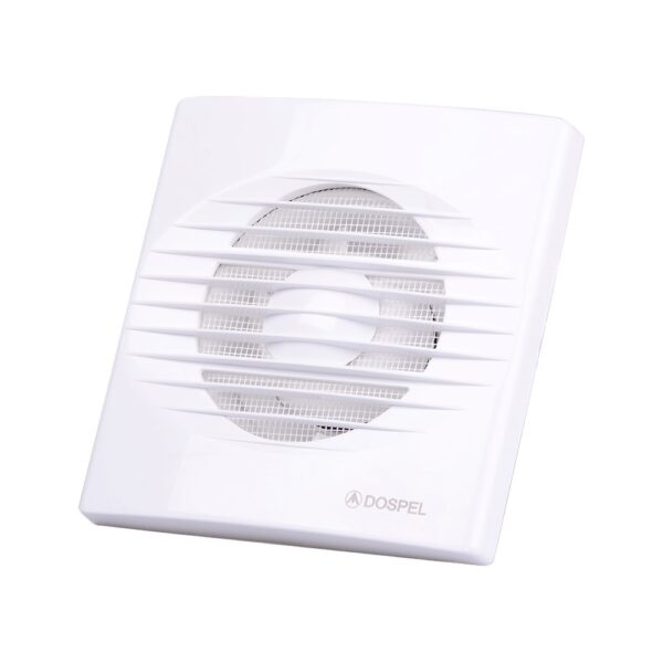 Ventilator de baie cu temporizator si senzor de umiditate Dospel Rico 100WCH, 100 mm, 100 mc/h, 15 W, alb