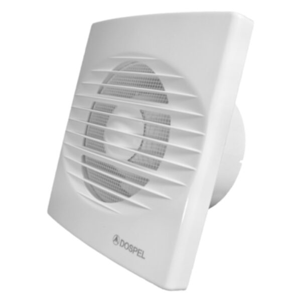 Ventilator de baie cu temporizator si senzor de umiditate Dospel Rico 120WCH, 120 mm, 150 mc/h, 17 W, alb