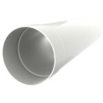 Tub rotund PVC ventilatie Dospel D/O, 100 mm, 1 m, alb