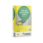 Glet de egalizare pentru interior Weber N17, alb, 20 kg