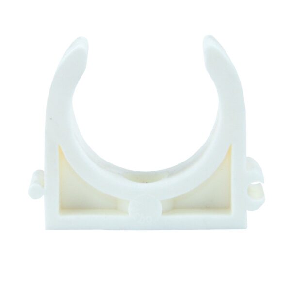 Clema fixare tevi PPR Vesbo, simpla, alb, 32 mm