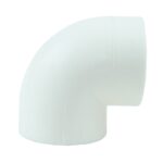 Cot PPR 90° Vesbo, filet interior, 32 mm, alb