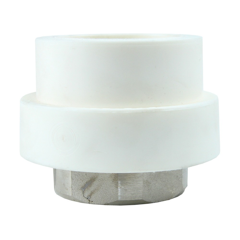 Mufa PPR 63 mm Vesbo, 2", filet interior, alb Mufa PPR 63 mm Vesbo, 2", filet interior, alb