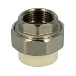 Racord olandez alama Vesbo, filet interior, PPR, alb, 32 mm x 1 inch