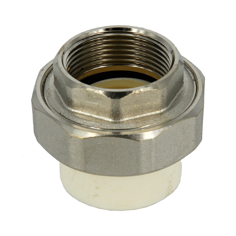 Racord olandez alama Vesbo, filet interior, PPR, alb, 40 mm x 1 1/4 inch Racord olandez alama Vesbo, filet interior, PPR, alb, 40 mm x 1 1/4 inch
