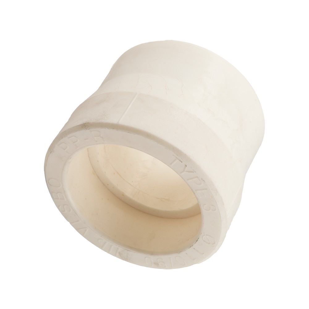 Reductie PPR Vesbo, alb, diametru nominal 110 mm, diametru redus 90 mm Reductie PPR Vesbo, alb, diametru nominal 110 mm, diametru redus 90 mm