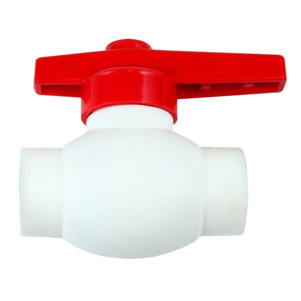 Robinet de trecere PPR Vesbo, cu sfera, alb, 20 mm