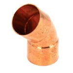 Cot cupru pentru lipire, F-F, 28 mm, 45 grade