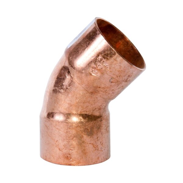 Cot cupru pentru lipire, F-F, 35 mm, 45 grade