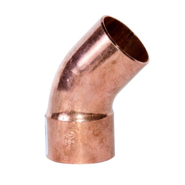 Cot cupru pentru lipire, M-F, 35 mm, 45 grade
