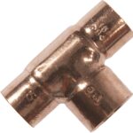 Teu cupru pentru lipire, F-F-F, diametru 15-18-15 mm