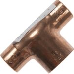 Teu cupru pentru lipire, F-F-F, 22-15-22 mm