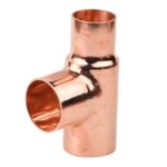 Teu cupru pentru lipire, F-F-F, diametru 22-22-15 mm