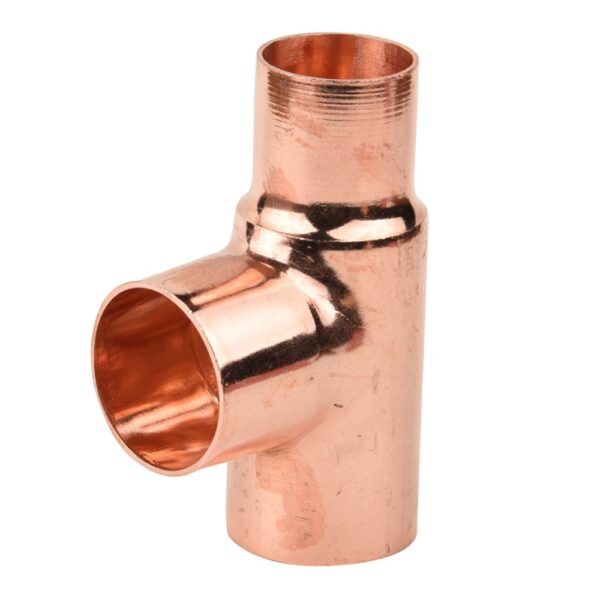 Teu cupru pentru lipire, F-F-F, diametru 22-22-15 mm