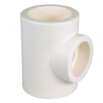 Teu redus PPR 90 mm Vesbo, 75 x 90 mm, filet interior, alb