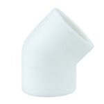 Cot PPR 45° Supratherm, filet interior, 32 mm, alb