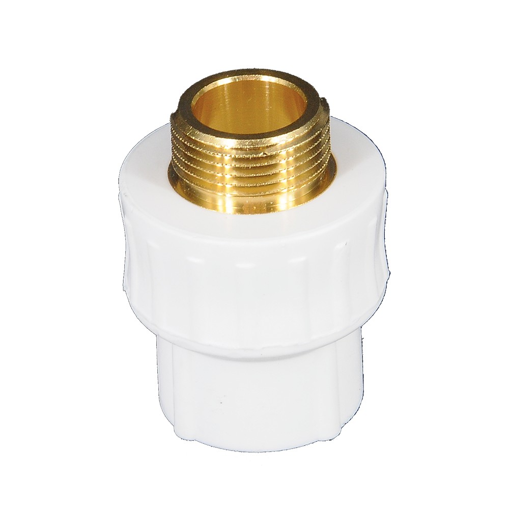 Mufa PPR 25 mm Supratherm, 3/4", filet exterior, alb Mufa PPR 25 mm Supratherm, 3/4", filet exterior, alb