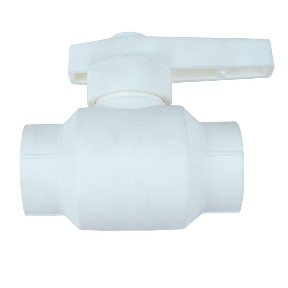 Robinet de trecere PPR Supratherm, cu sfera, alb, 25 mm Robinet de trecere PPR Supratherm, cu sfera, alb, 25 mm