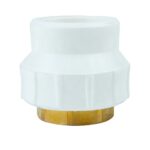 Mufa PPR 40 mm Supratherm, 1 1/2", filet interior, alb
