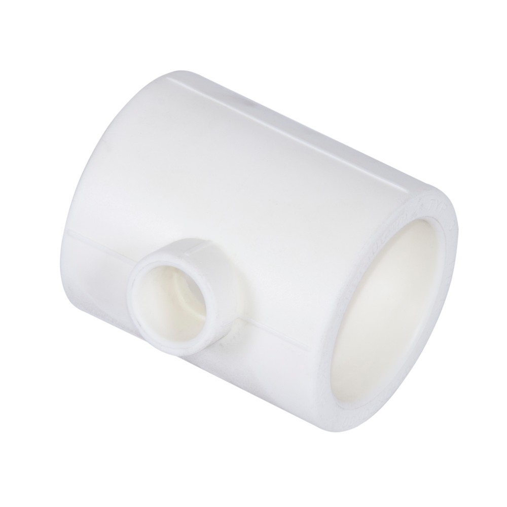 Teu redus PPR 50 mm Supratherm, 20 x 50 mm, filet interior, alb Teu redus PPR 50 mm Supratherm, 20 x 50 mm, filet interior, alb