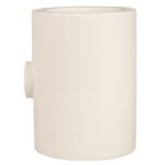 Teu redus PPR 75 mm Vesbo, 25 x 75 mm, filet interior, alb