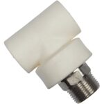 Teu PPR 32 mm Vesbo, 1", filet exterior, alb