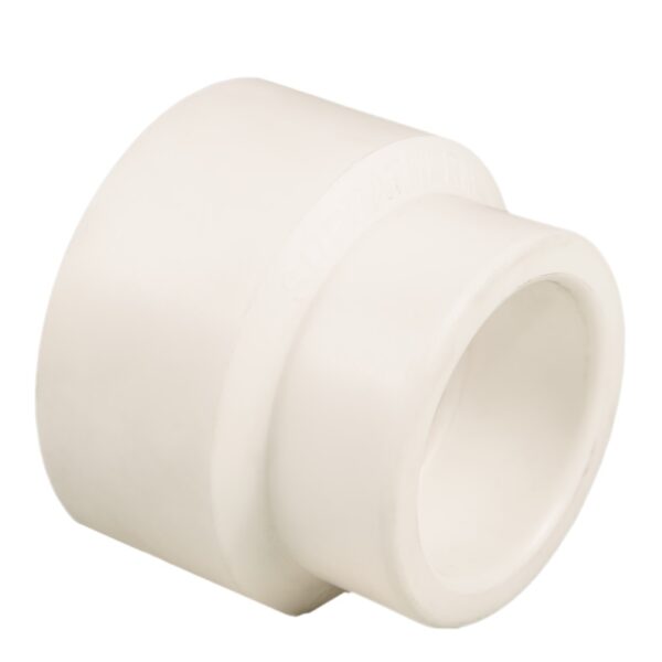 Reductie PPR Supratherm, alb, diametru nominal 50 mm, diametru redus 40 mm