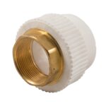 Mufa PPR 50 mm Supratherm, 1 1/2", filet interior, alb