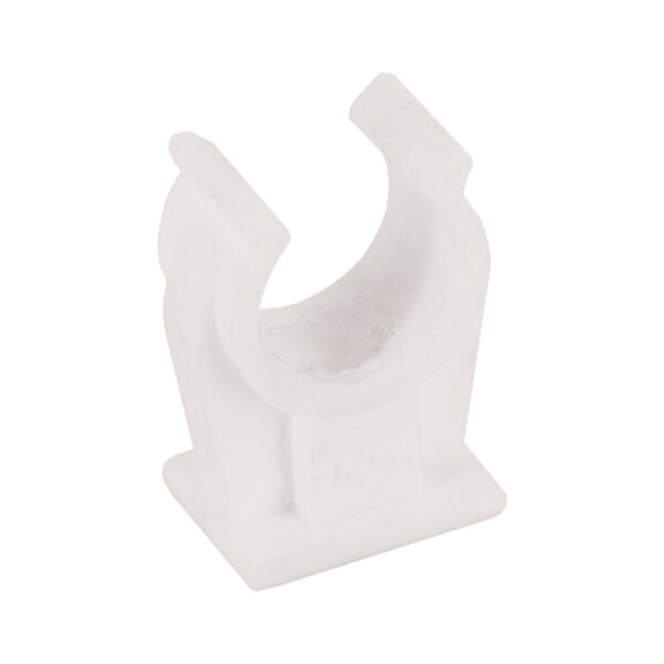 Clema simpla pentru teava de cupru Capricorn, PP-R, alb, 18 mm