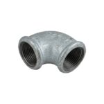 Cot fonta zincata nr 2, filet interior x filet interior, 3/4 inch, 90 grade