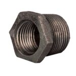 Reductie, fonta, negru, filet exterior x filet interior, 3/4 inch x 1/2 inch