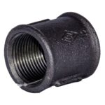 Mufa, filet interior-interior, fonta neagra, 1 inch
