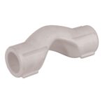 Ocolire tip C PPR Vebso, mufata, polipropilena, alb, diametru 20 mm