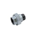 Racord olandez drept zincat, filet interior x filet exterior, 1 1/2 inch