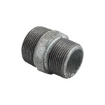 Niplu redus, fonta, zincat, 1 1/2 inch x 1 1/4 inch