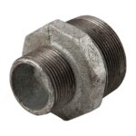 Niplu redus, fonta, zincat, 2 inch x 1 1/4 inch