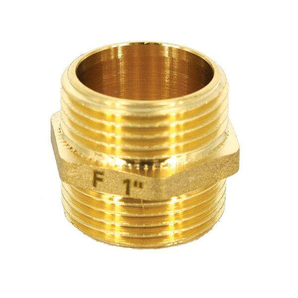 Niplu alama Ferro N05Z, diametru 1"