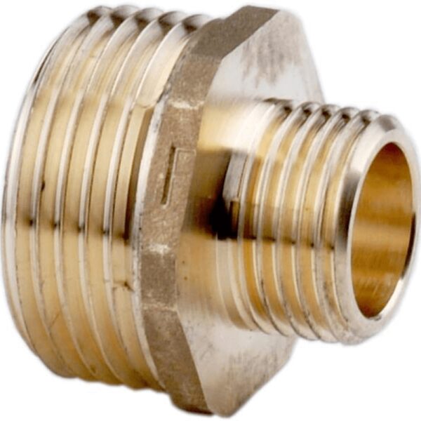 Niplu redus alama Ferro N11Z, diametru 1/2" x 3/8"