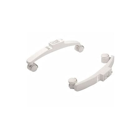 Set accesorii montaj calorifer Tesy, alb