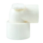 Cot PPR 90° cu talpa Vesbo, filet interior, 25 mm x 1/2", alb