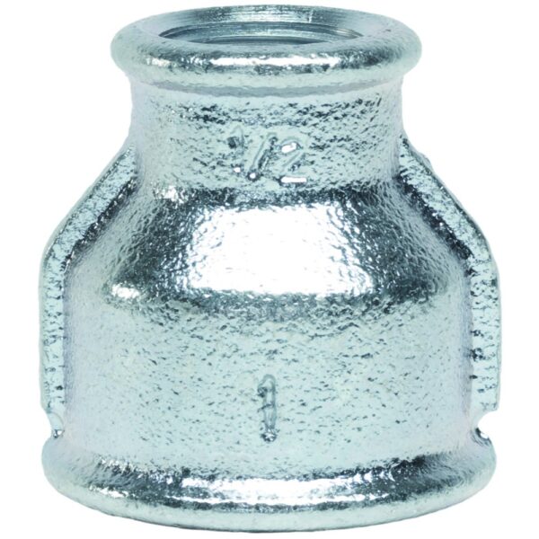 Mufa redusa Gebo, filet interior-interior, fonta zincata, 1"x3/4"