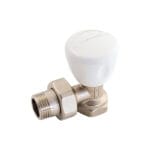Robinet calorifer tur coltar Tiemme, 1/2″, alb