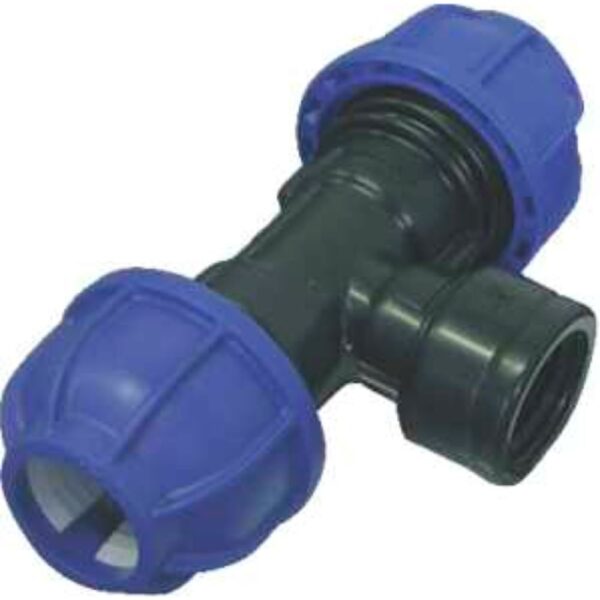 Teu rapid PE Valrom, filet interior, 20 mm x 1/2 inch